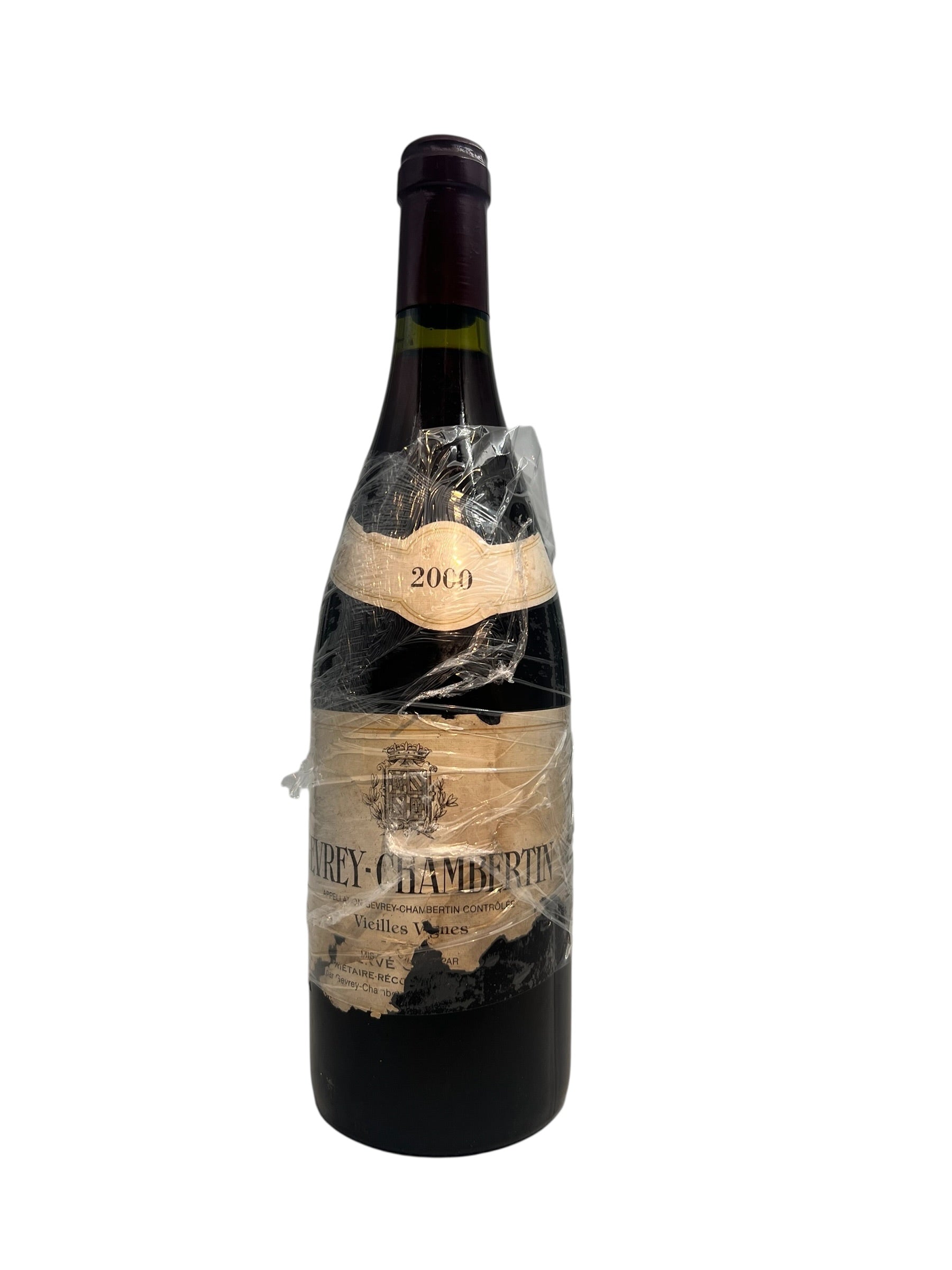 Gevrey Chambertin Vieilles Vignes 2000 bad label – Bottles With