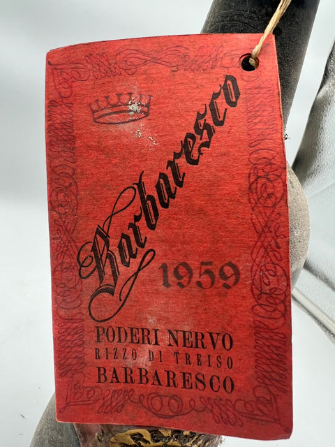Barbaresco 1959 PODERI NERVO TROGLIA