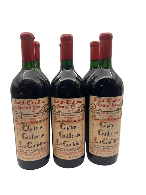 Saint Émilion Grand Cru Château Guillemin La Gaffelière 1986 1,5 L Magnum