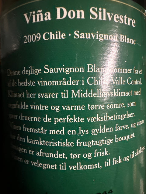 Fresh Sauvignon Blanc from Chile 2023