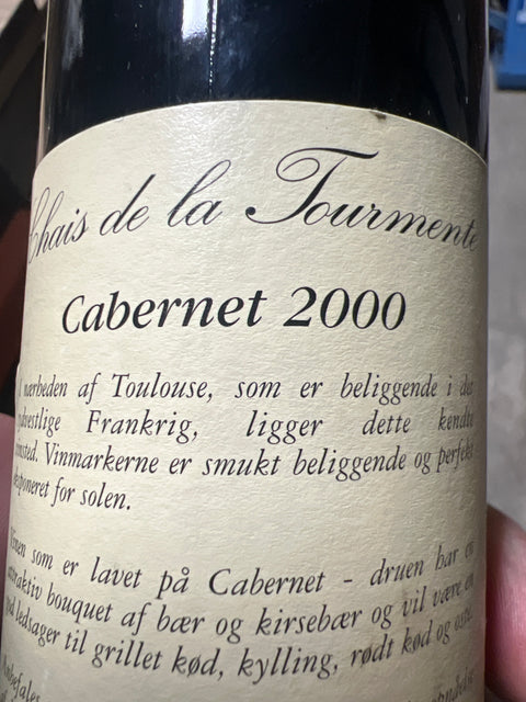 Chais de la Tourmente Cabernet 2000