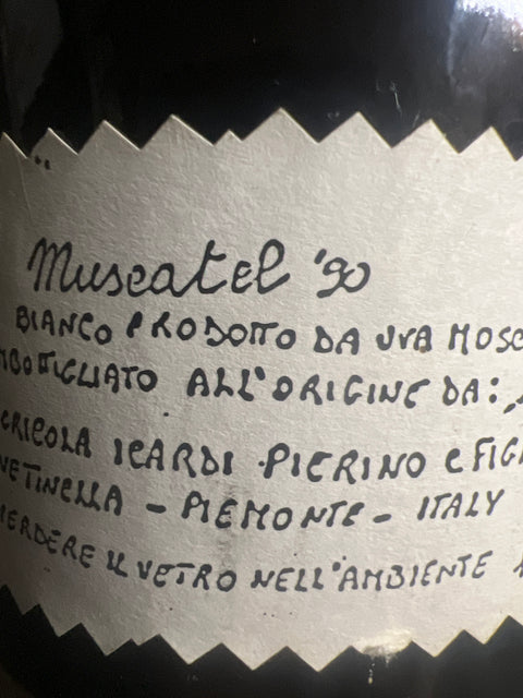 Muscatel Castiglione Tinella Icardi 1990