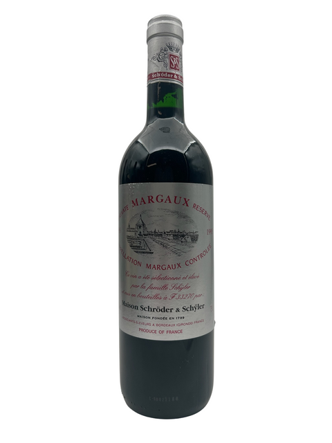 Château Margaux Réserve Maison Schröder & Schÿler 1995