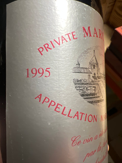 Château Margaux Réserve Maison Schröder & Schÿler 1995