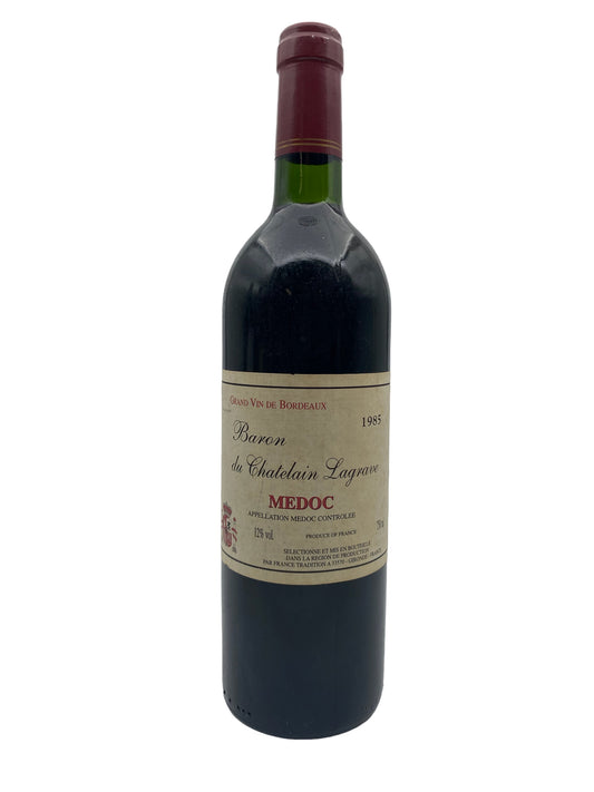 Bordeaux 1985 Baron du Chatelain Lagrave Medoc