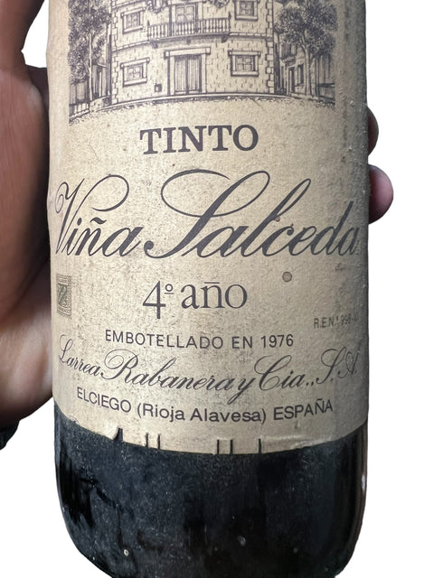 Rioja Viña Salceda 1976 4 anos
