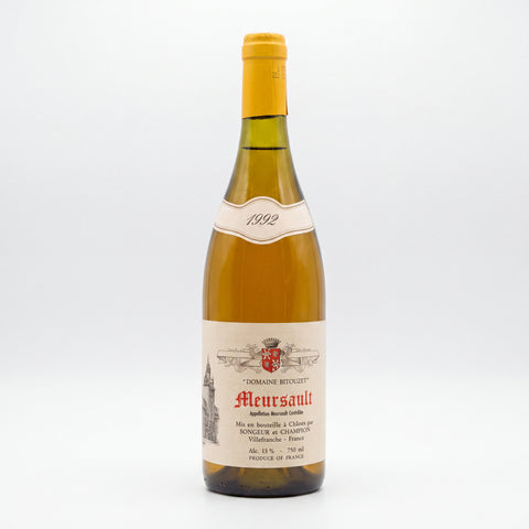Meursault Domaine Bitouzet 1992