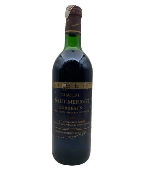 Chateau Haut-Merigot Bordeaux 1986