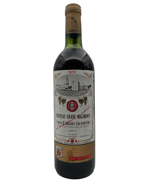 Chateau Franc Bigaroux Saint-Emilion Grand Cru 1979