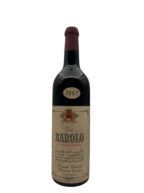 Riccardo Ceretto Barolo 1962