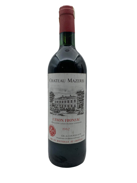 Chateau Mazeris Canon Fronsac 1982