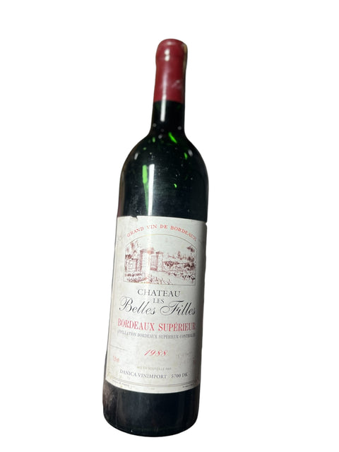 Chateau Les Belles Filles Bordeaux Supérieur 1988