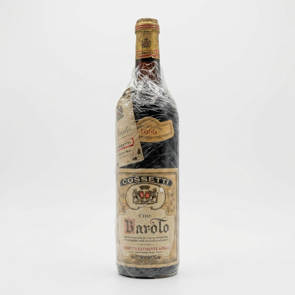 Barolo Cossetti Clemente & Figli 1966 – Bottles With History