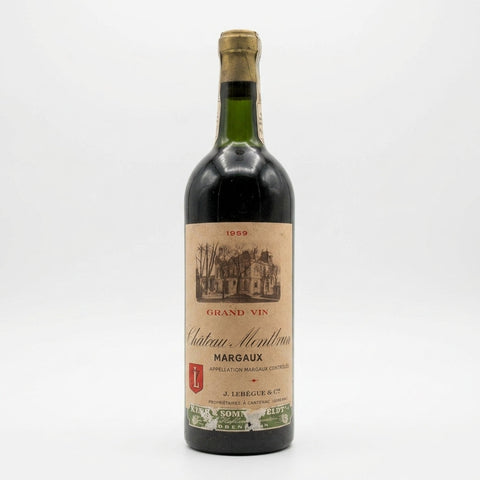 Margaux Château Montbrun / J. Lebègue et Cie 1959
