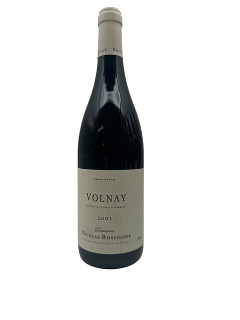 Flaske af Volnay Nicolas Rossignol 2002 rødvin