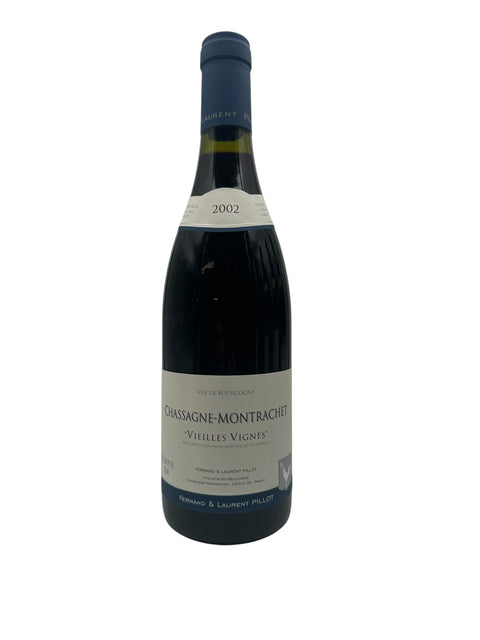 Flaske af Chassagne-Montrachet 2002 fra Fernand & Laurent Pillot