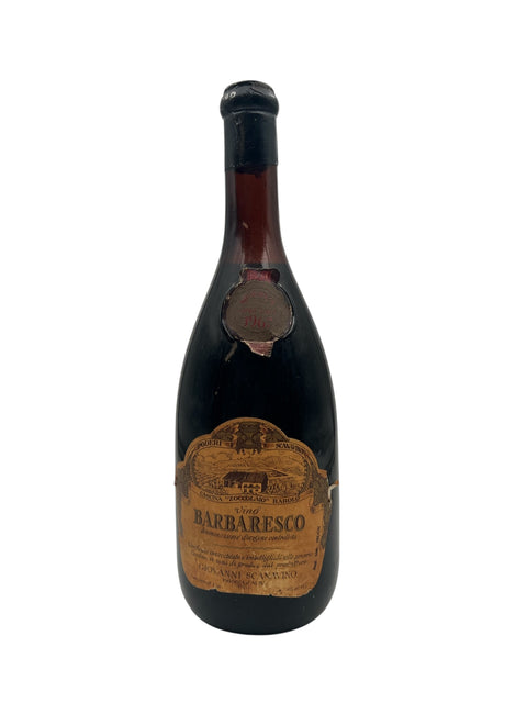 Flaske af Barbaresco Giovanni Scanavino 1967