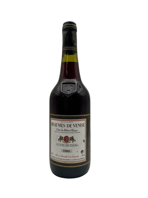 Flaske af Beaumes de Venise La Cave des Toques 1993 rødvin