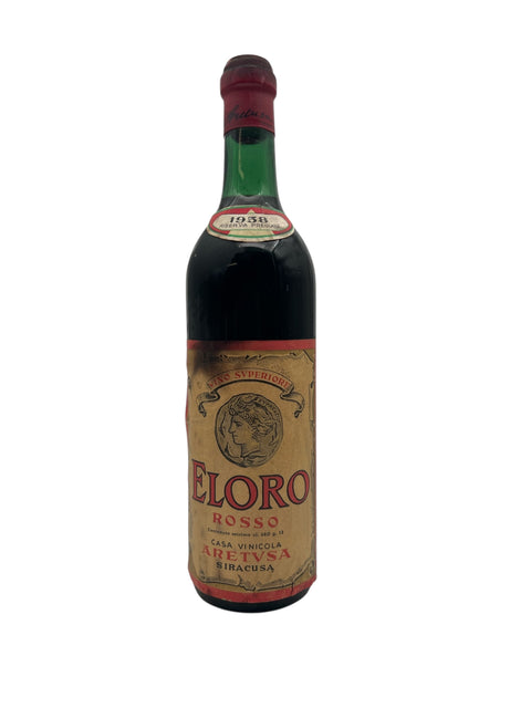 Eloro rødvin fra Casa Vinicola Aretusa årgang 1958