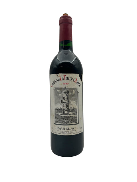 Flaske af Chateau La Tour L'Aspic 1989 rødvin