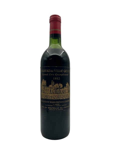 Flaske Château de Villegeorge 1982 rødvin