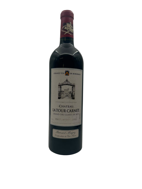 Flaske af Château La Tour Carnet 2003 rødvin
