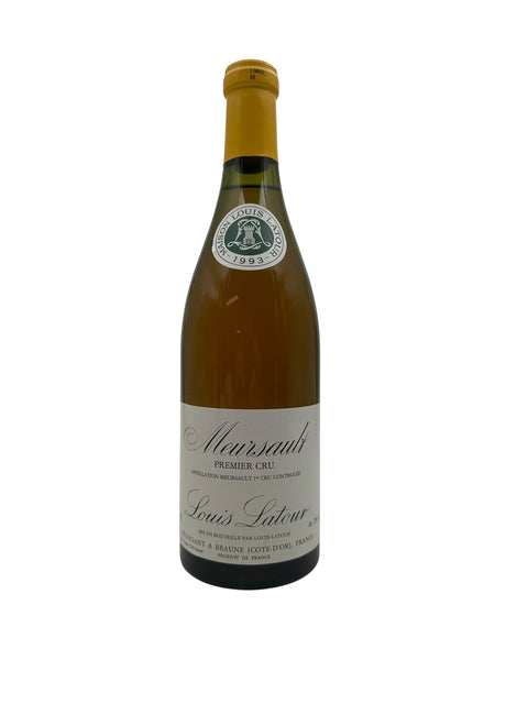 Flaske af Meursault Premier Cru Louis Latour årgang 1993