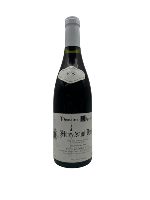 Flaske af Morey-Saint-Denis fra Domaine Lignier årgang 1995