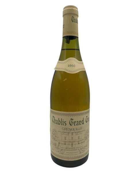 Flaske af Chablis Grand Cru Grenouille 1990