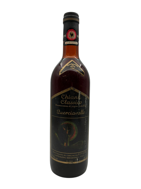 Flaske af Chianti Classico Quercia Valle årgang 1975