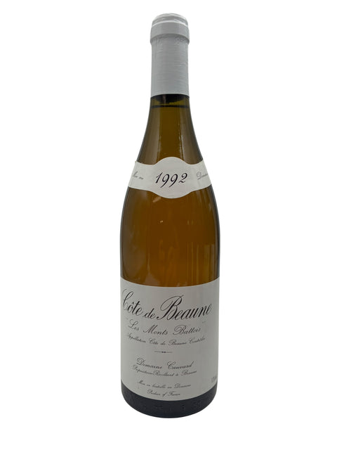 Flaske af Côte de Beaune hvidvin fra 1992 fra Domaine Cavaerd