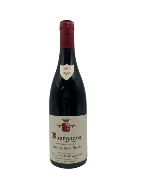 Bourgogne Domaine Denis Mortet 2010 rødvin flaske