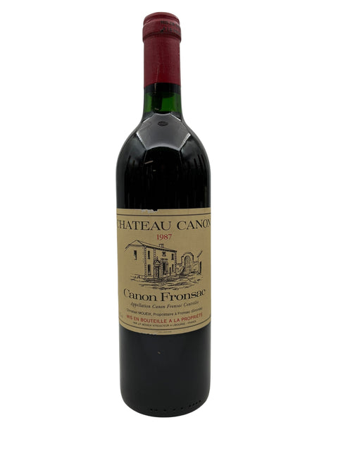 Flaske af Château Canon Canon Fronsac 1987 rødvin