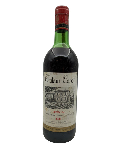 Château Capet Michel Soulas 1985 flaske billede