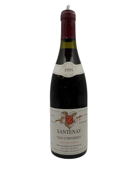 Flaske Santenay Jean-Marc Morey 1995 rødvin fra Bourgogne