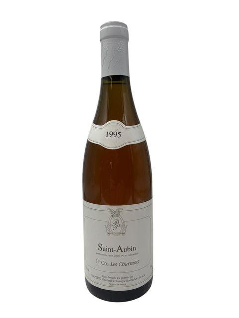 Flaske af Saint-Aubin Premier Cru Les Chamois hvidvin 1995