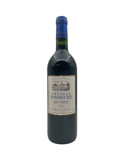 Flaske med Fonseche Château rødvin fra 2010