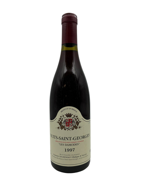Flaske af Les Damodes Domaine Lécheneaut 1997 rødvin