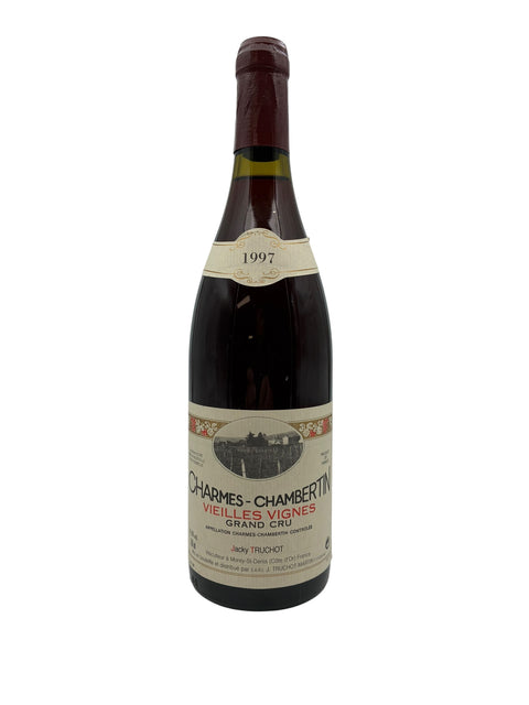 Flaske af Charmes-Chambertin Jacky Truchot 1997 Grand Cru rødvin
