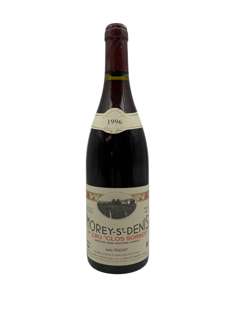 Flaske af Morey-St-Denis Clos Sorbes 1996 rødvin
