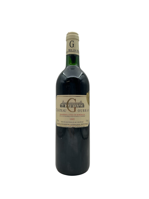 Flaske af Château Gourran 1995 rødvin