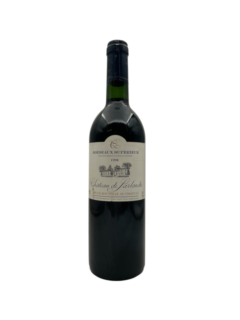 Flaske af Château de Parlande 1998 Bordeaux Supérieur rødvin