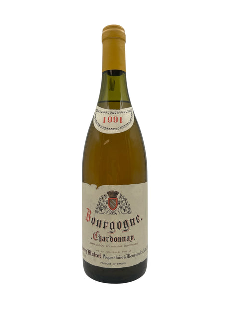 Bourgogne Chardonnay Matrot 1991 flaske