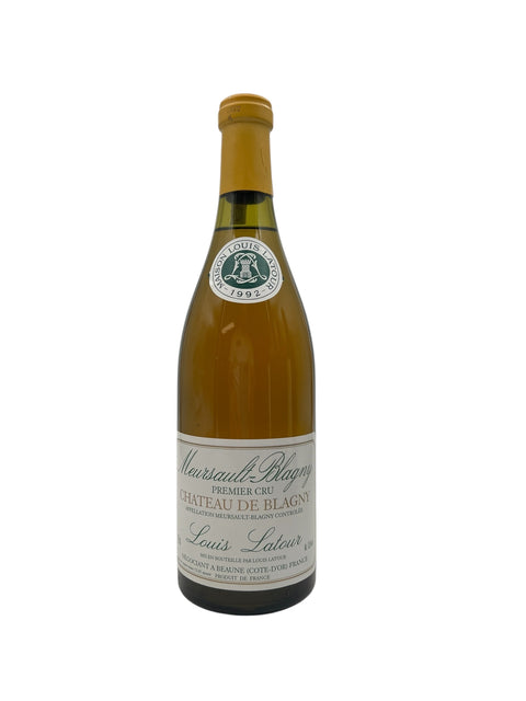 Flaske af Meursault-Blagny Louis Latour 1998 hvidvin