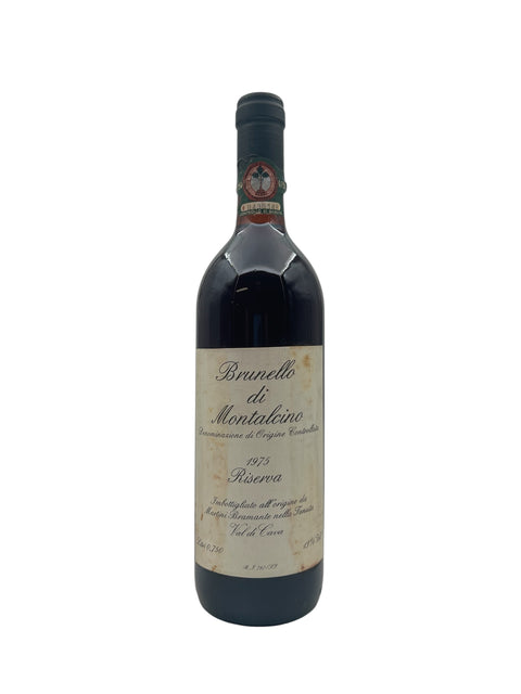 Brunello di Montalcino Val di Cava 1975 flaske