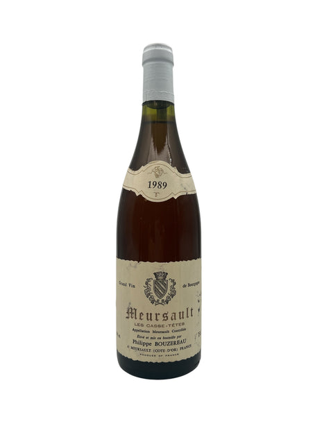 Meursault Philippe Bouzereau 1989 flaske
