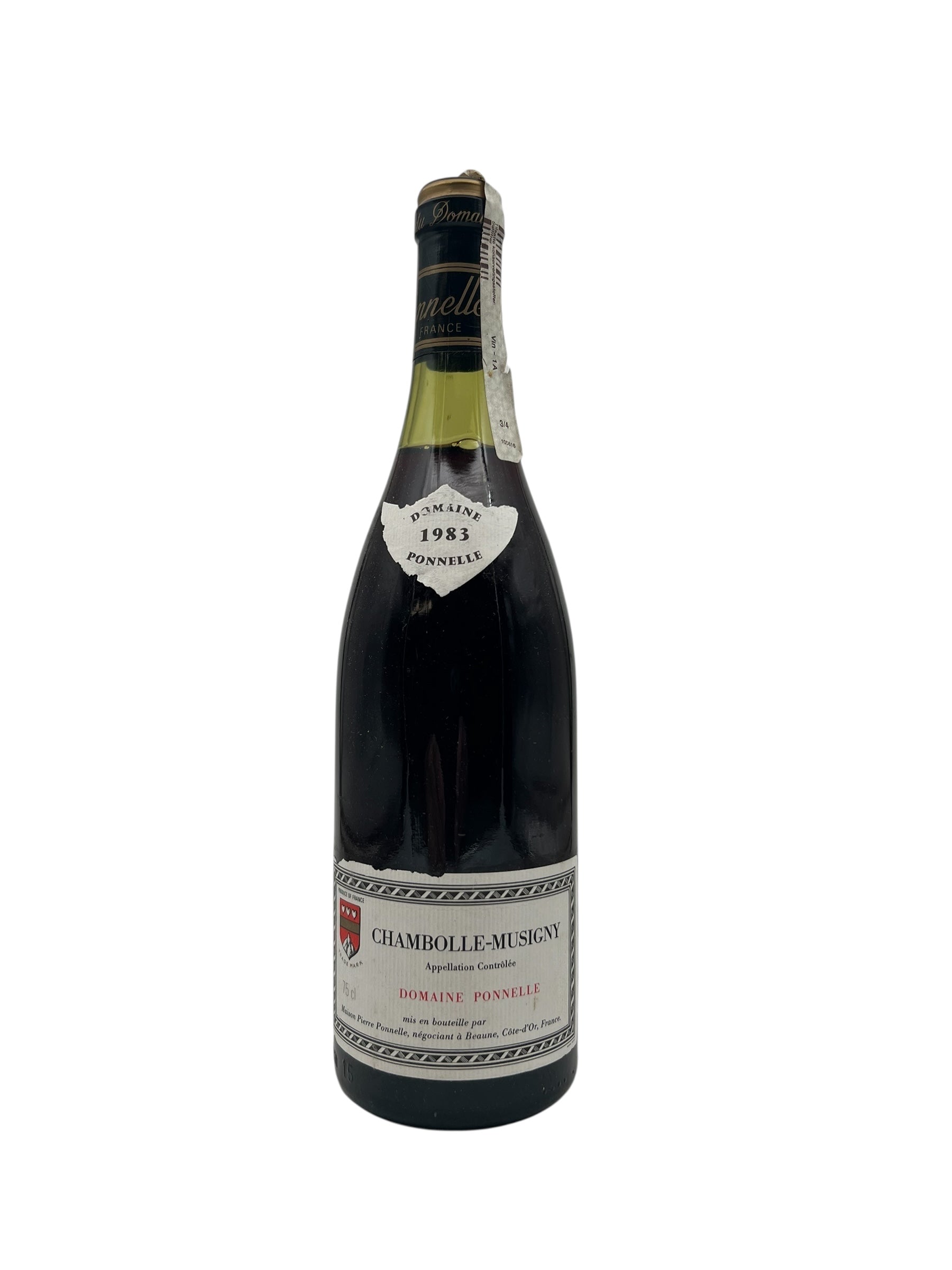 Chambolle-Musigny Domaine Ponnelle 1983 – Bottles With History