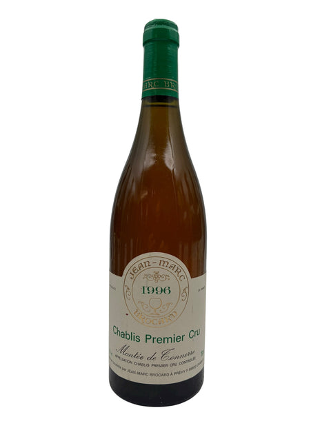 Flaske af Chablis Premier Cru Montée de Tonnerre fra Jean-Marc Brocard 1996