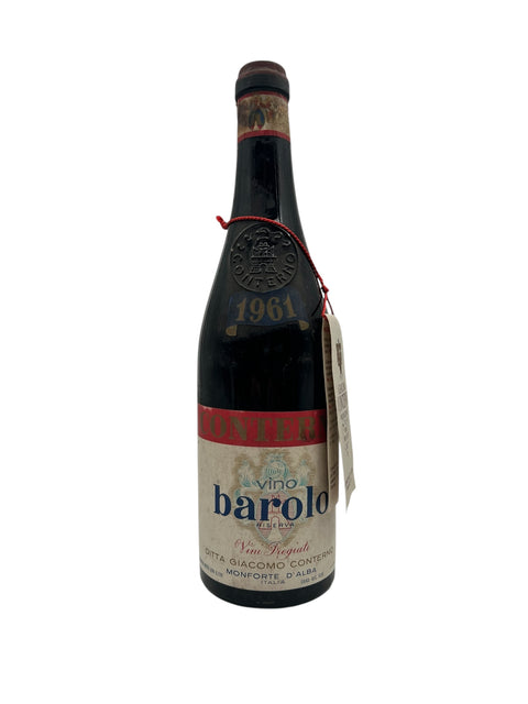 Flaske af Barolo Giacomo Conterno 1961