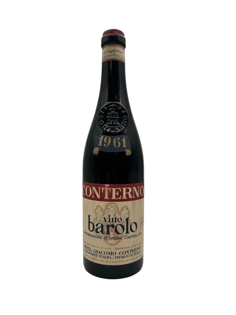 Barolo rødvin fra 1961 af producenten Giacomo Conterno